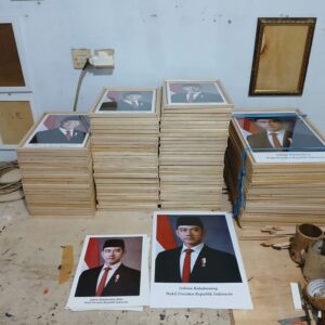 Bingkai presiden dan wakil peesiden 1set