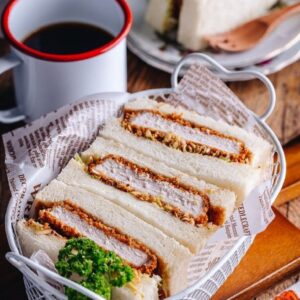 Chicken katsu sandwich